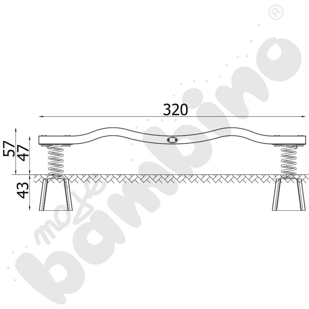 Równoważnia falista