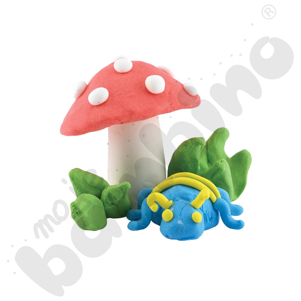 Ultra miękka masa plastyczna, 5 kol. klasycznych, 1100 g