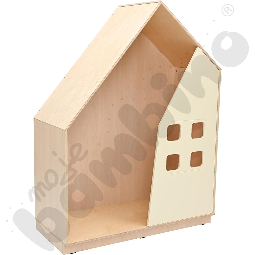 Quadro - szafka-domek - kość słoniowa, skrzynia klon jasny