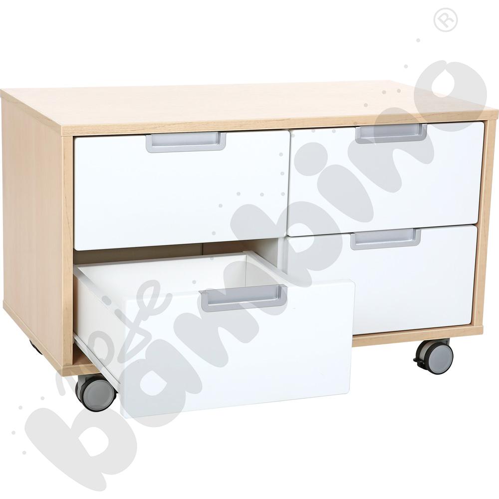 Quadro - zestaw 28, skrzynia klon jasny