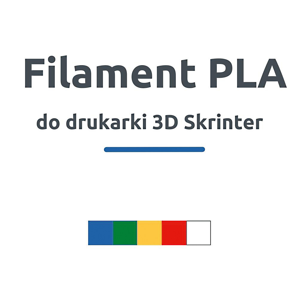 Filament PLA k 3D tlačiarni Skrinter - modrý 