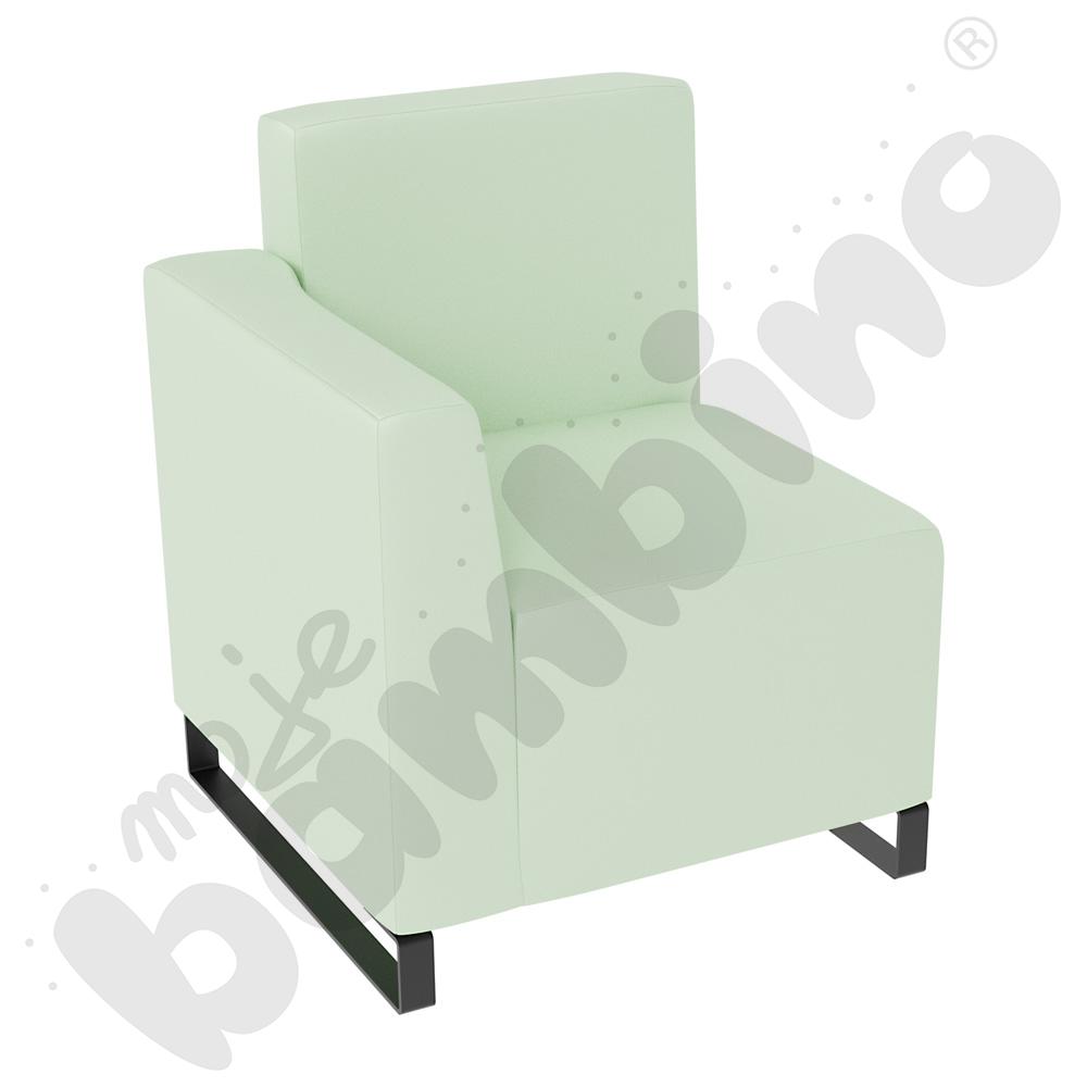 Fotel Universum wys. 82 cm, bok niski lewy, tkanina MT16