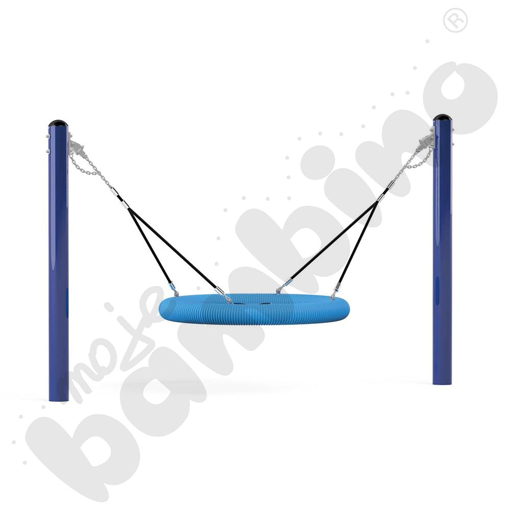 Huśtawka na słupach z zawiesiem Bocianie gniazdo