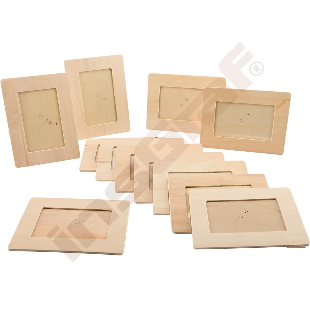
Bilderrahmen aus Holz, 12 Stck. 
