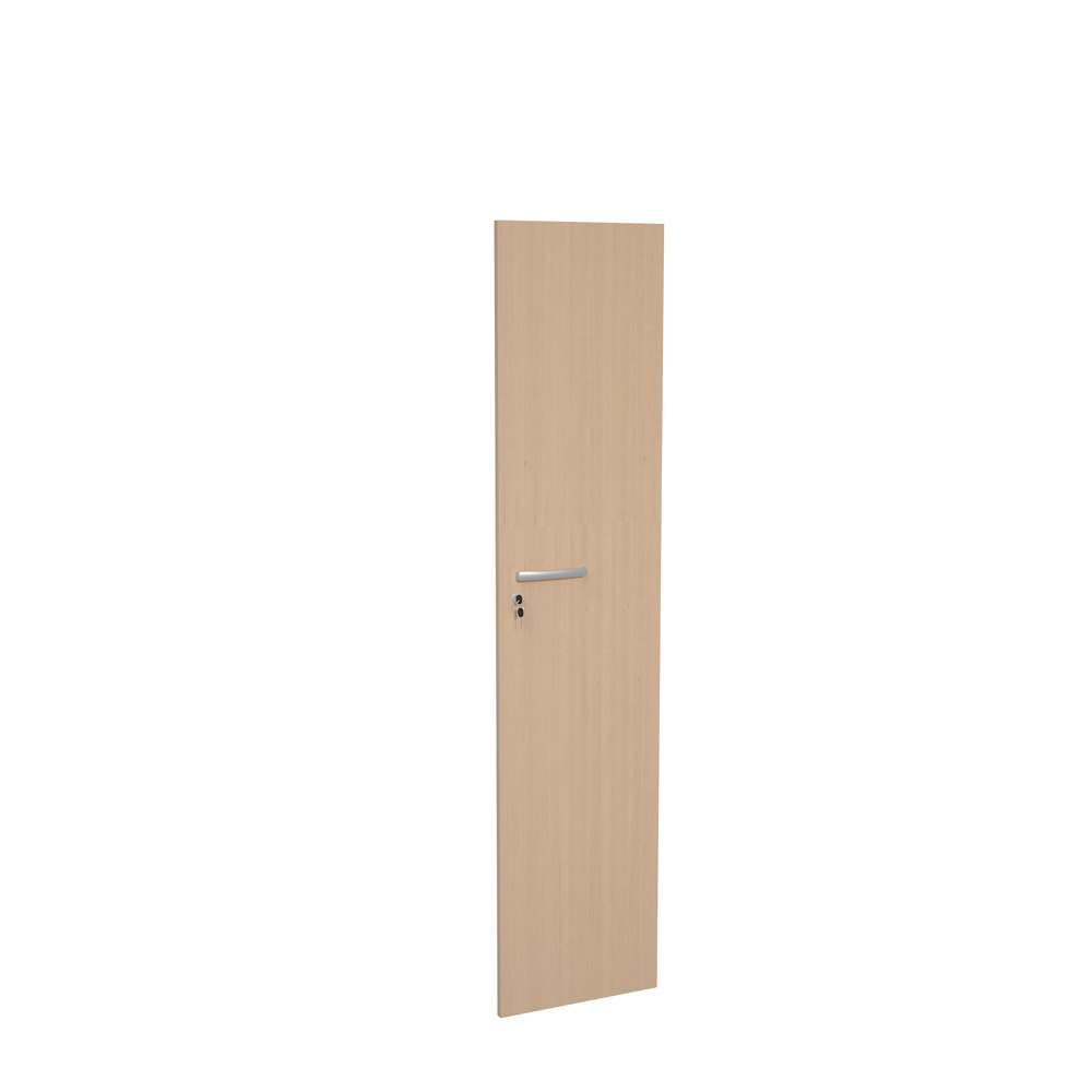 Dvierka Grande so zámkom k úzkej skrinke o výške 187 cm, javor