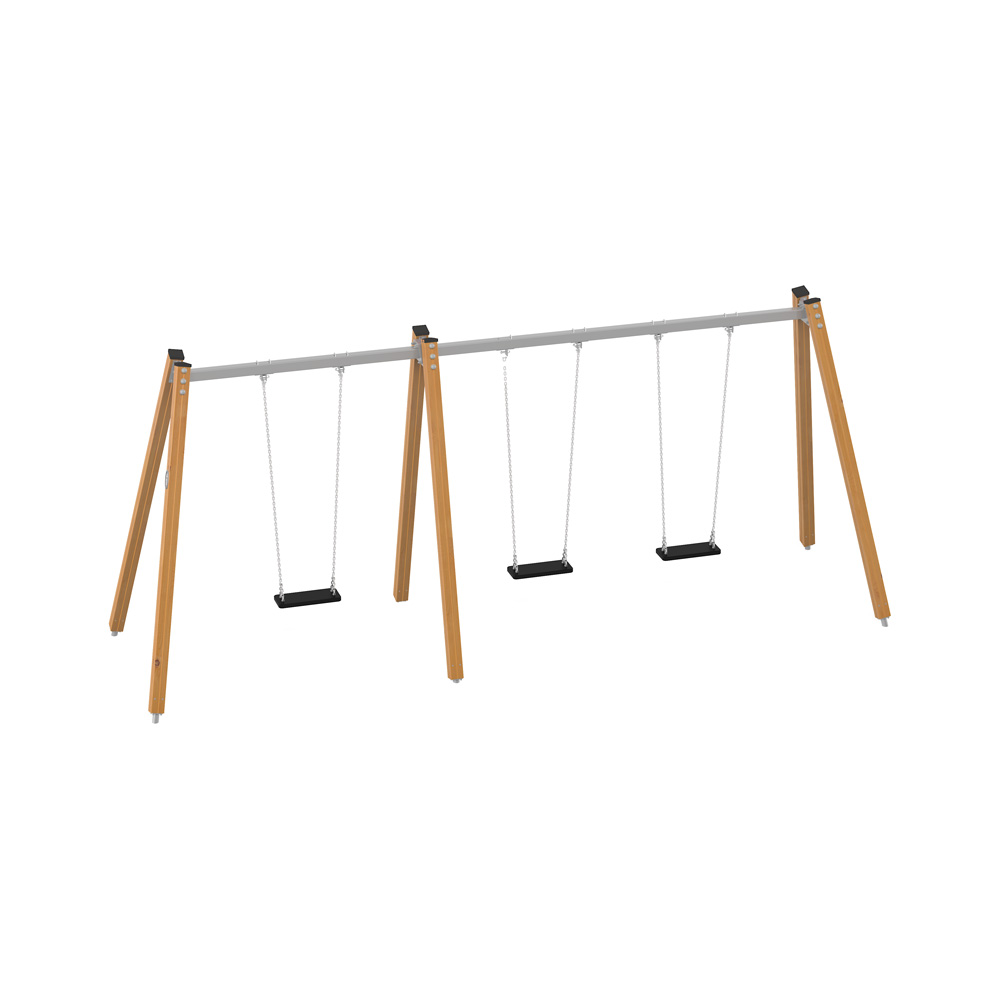 Quadro Simple - konštrukcia pre 3-osobovú drevenú hojdačku