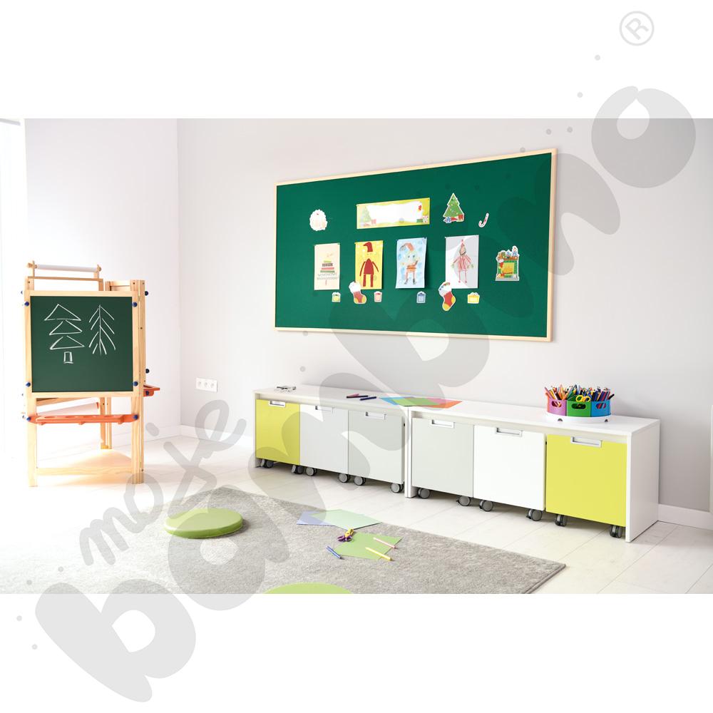 Tablica korkowa 100 x 200 cm - zielona