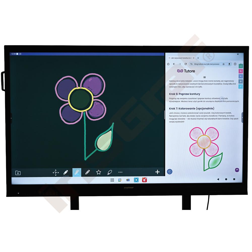 Interaktívny monitor insGraf DIGITAL EduSpace 86