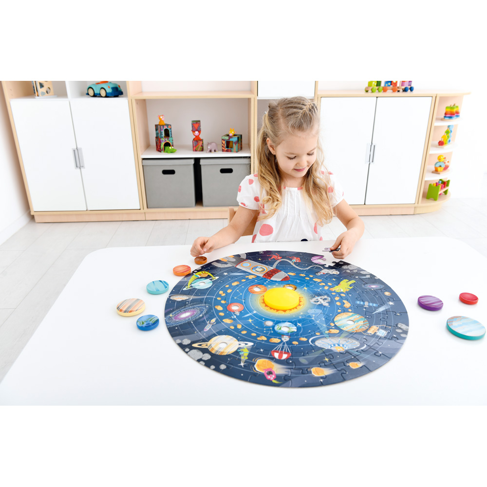 Puzzle so slnečnou sústavou 