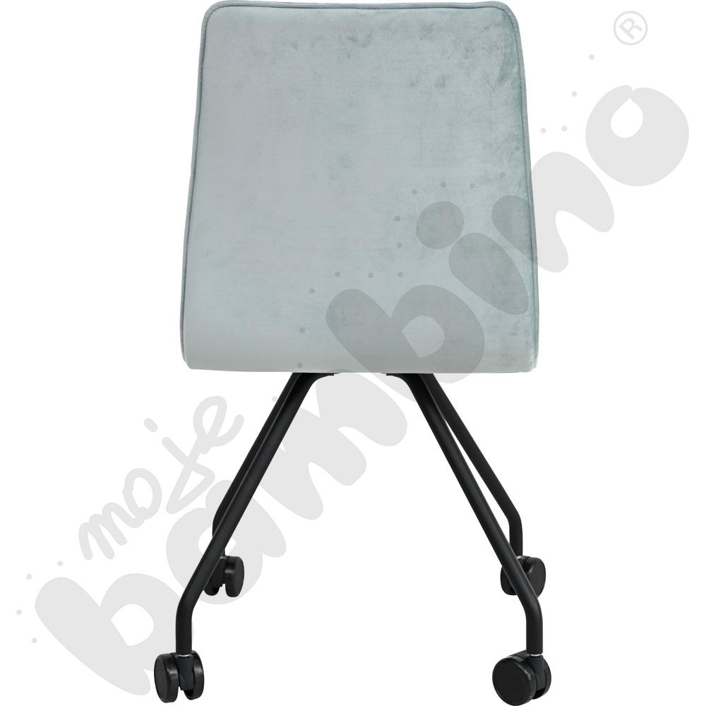 Krzesło Primo na kółkach - turkusowe