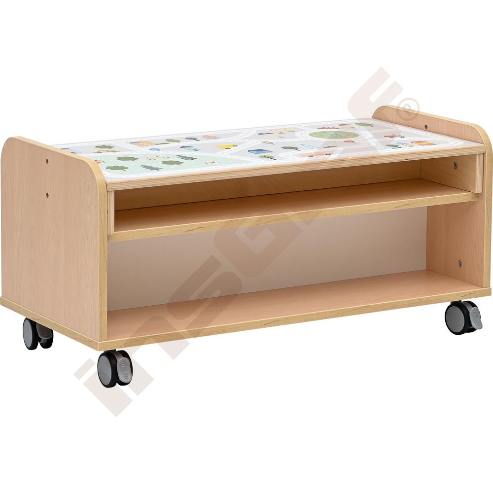 Mobilní koutek Quadro 251 - korpusy světlý javor