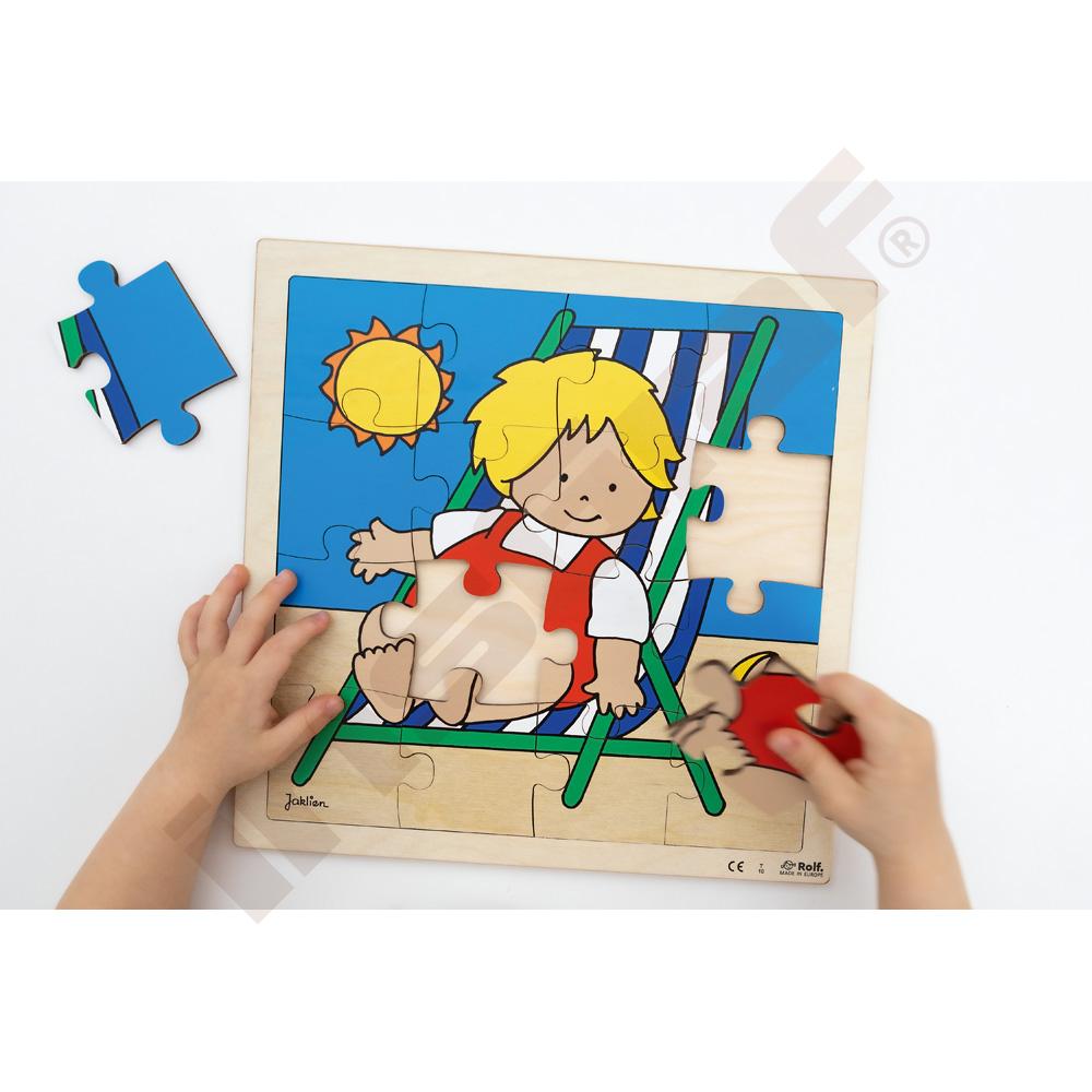 Puzzle ročné obdobie - leto