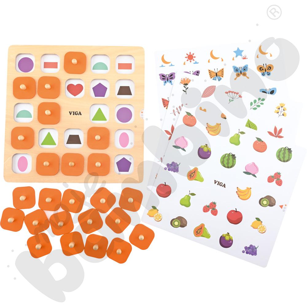 Gra pamięciowa z kartami zadań