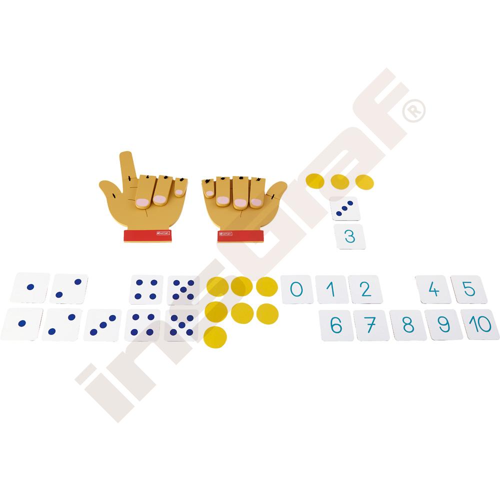 
Magnetische Hände zum Zählen - Set
