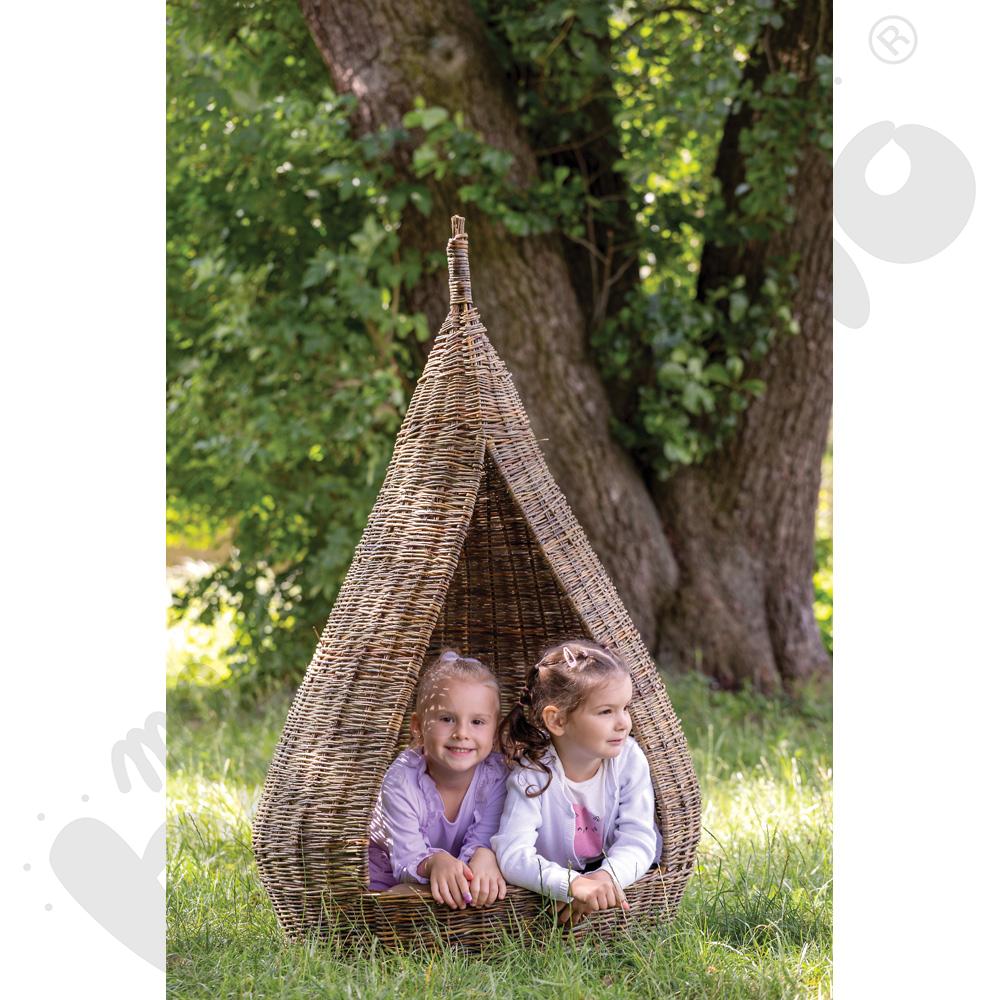 Domek wiklinowy mały