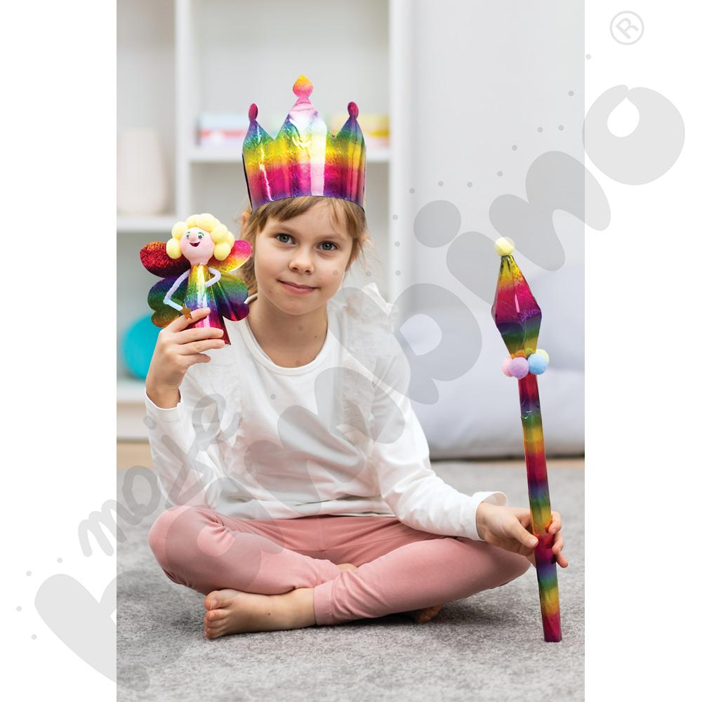 Tęczowa folia holograficzna