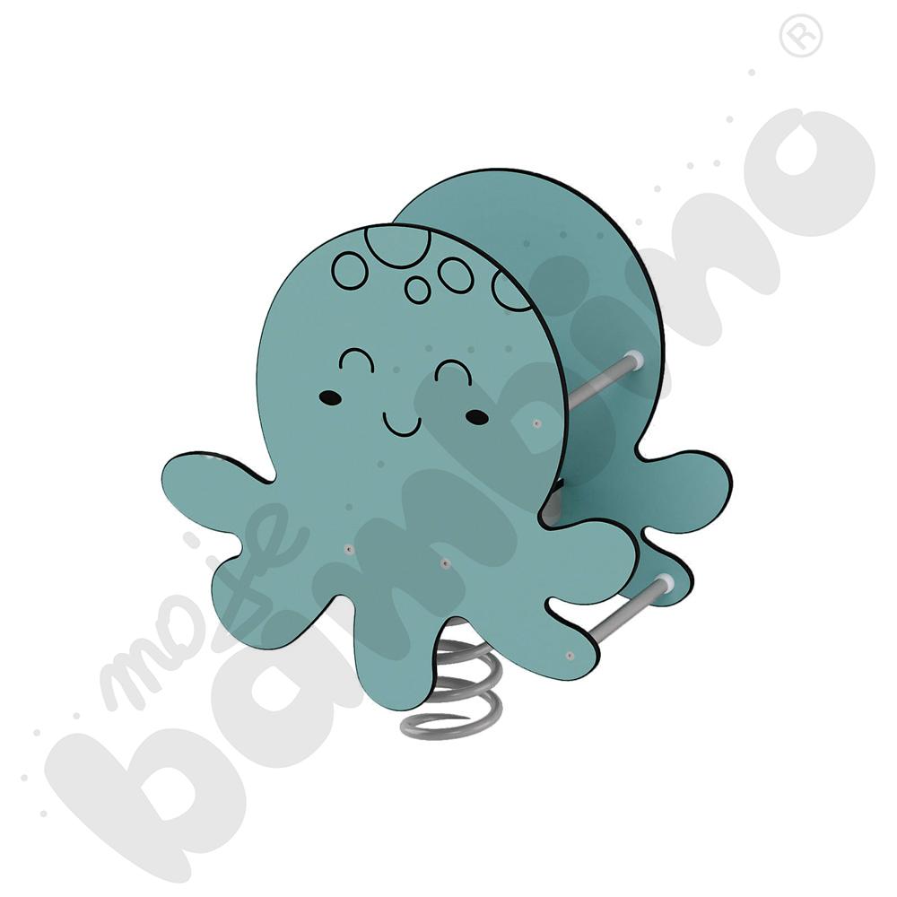 Sprężynowiec Ośmiornica na podstawie metalowej