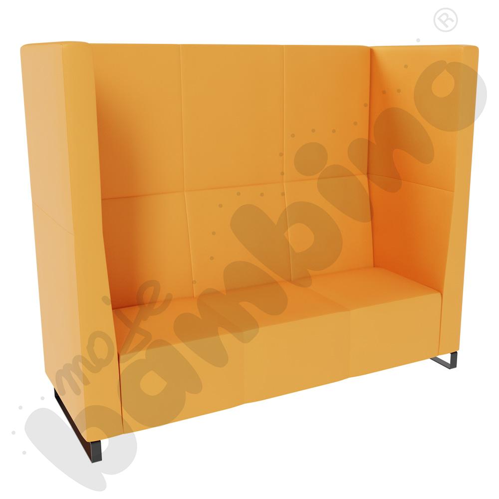 Sofa Universum 3-os. wys. 163 cm, 2 boki wysokie, tkanina MT08