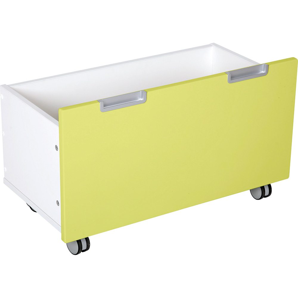 Quadro - úložný box - veľký, limetkový