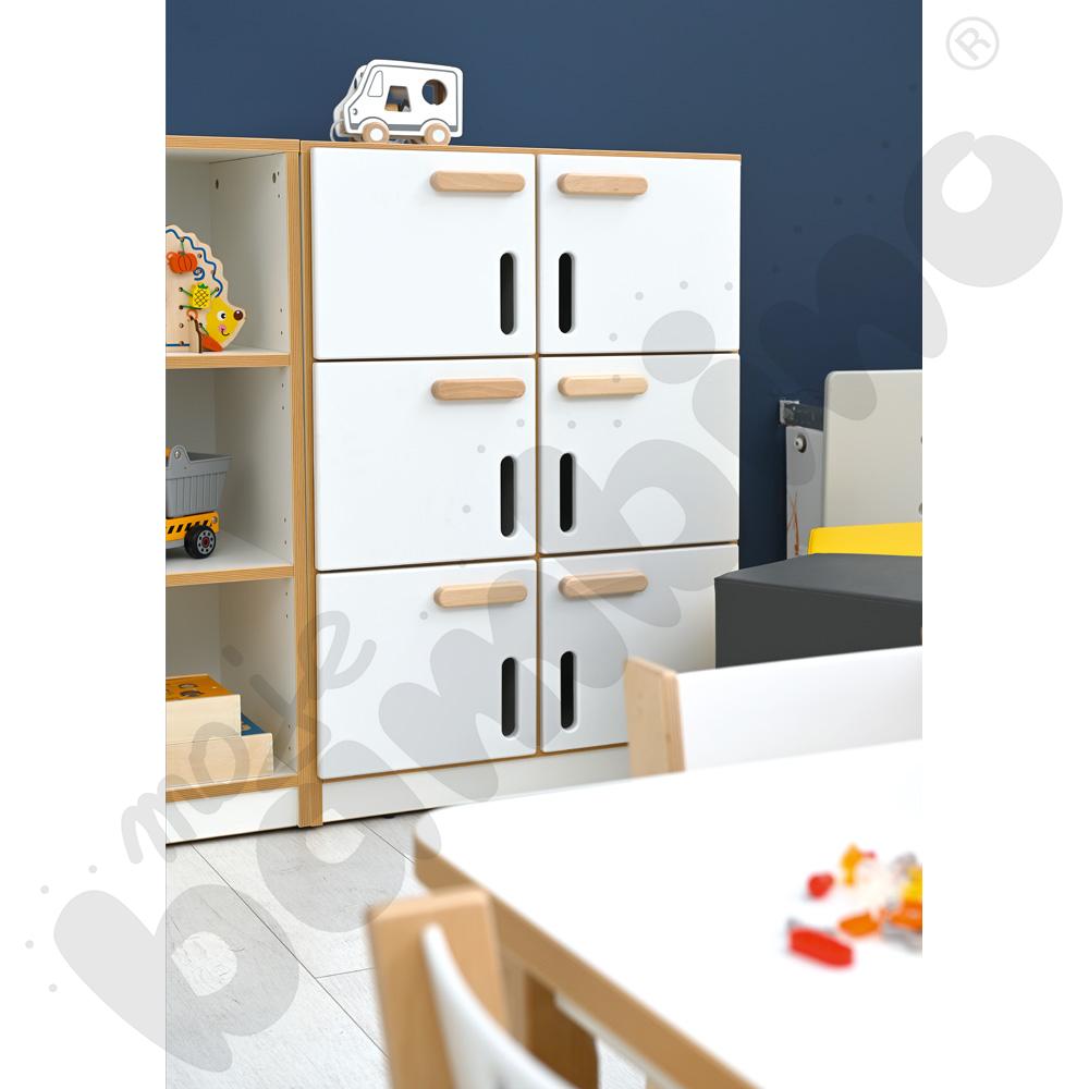 Średnia szafka NEA z 6 przegrodami