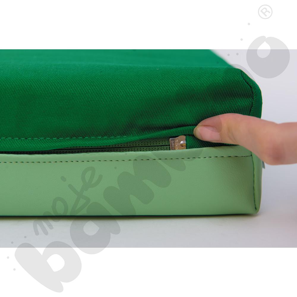 Materac żłobkowy dwustronny - odcienie zielonego