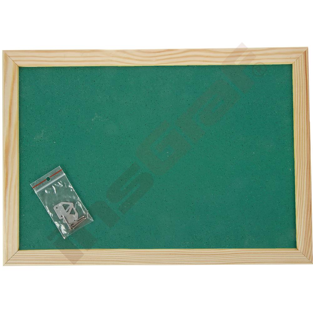 Korková tabule 90 x 120 cm - zelená