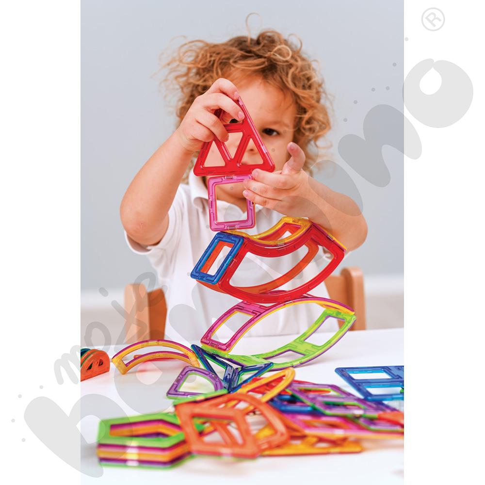 Klocki magnetyczne MAG-PIECE, 168 elem. 