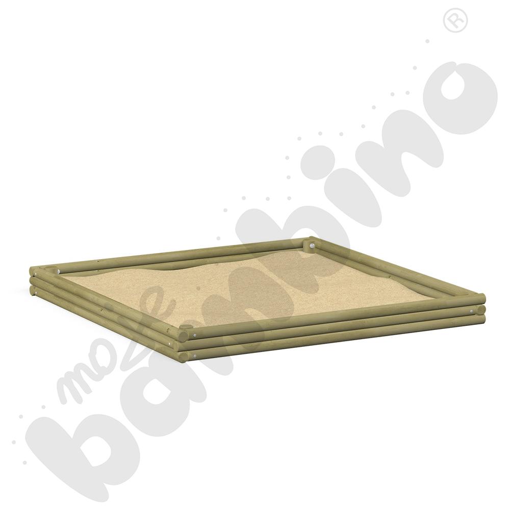 Piaskownica z bali 3 x 3