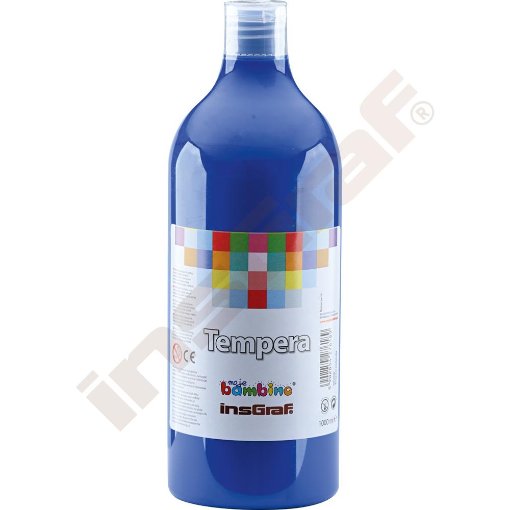 Temperová barva 1 litr modrá