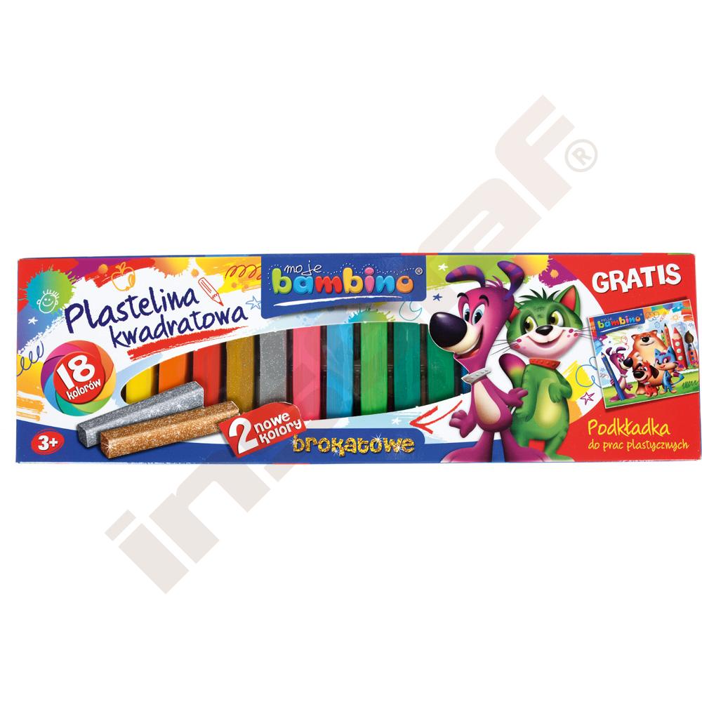 Plastelínové krychle 18 barev 