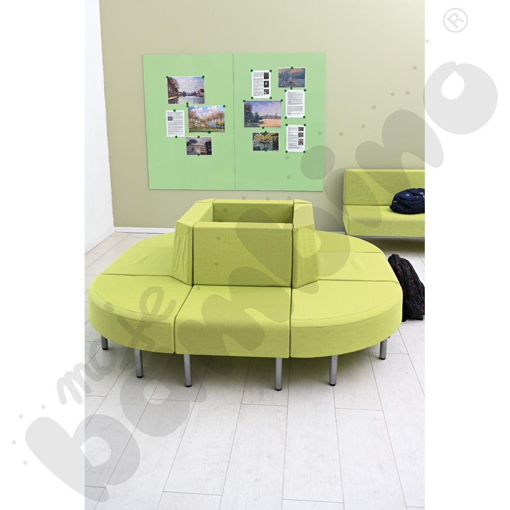 Tablica bezramowa zielona 100x150