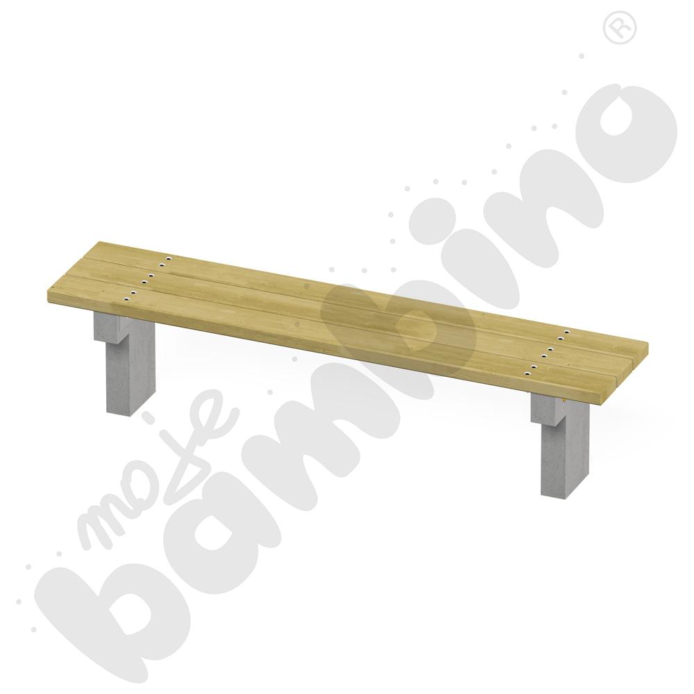 Ławka na podstawie betonowej