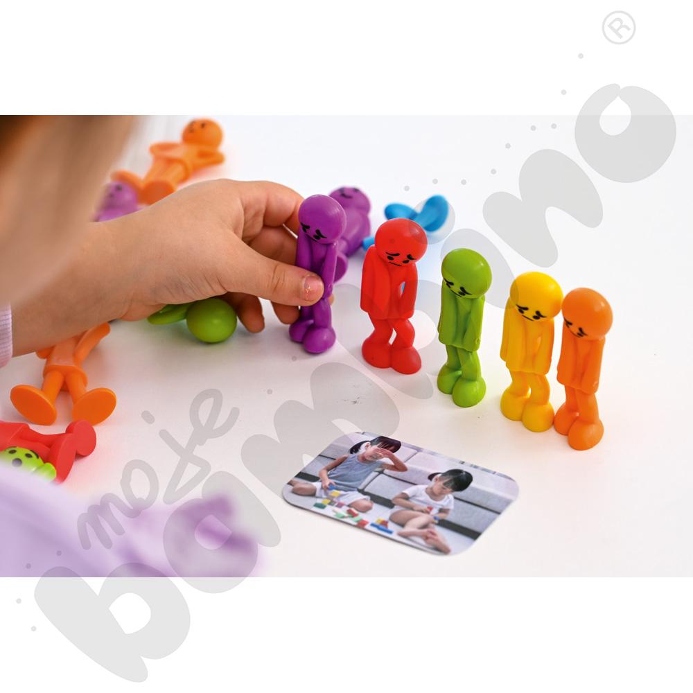 Moje emocje - zestaw ludzików i kart aktywności