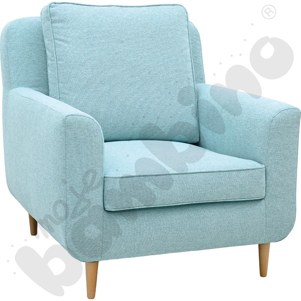 Fotel Yoko turkusowy