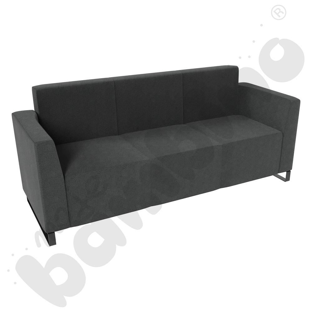 Sofa Universum 3-os. wys. 82 cm, 2 boki niskie, tkanina KG37