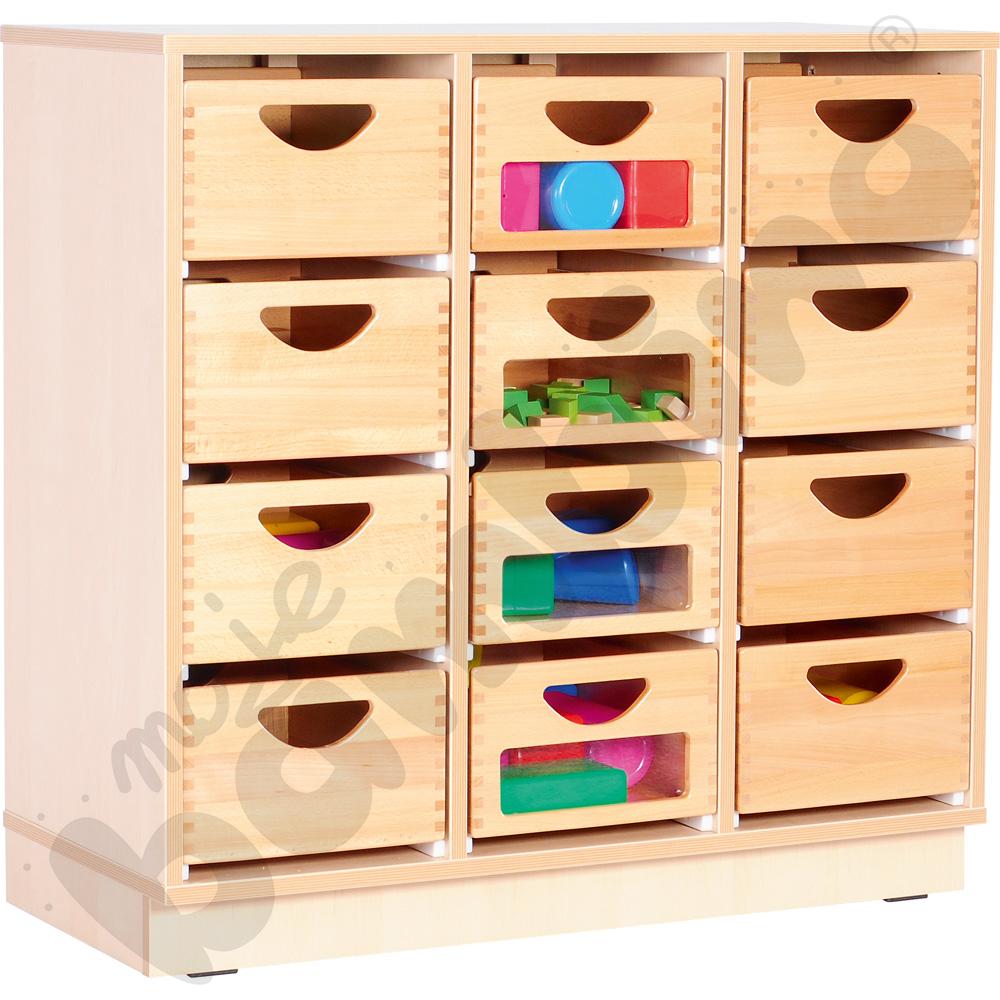 Szafka Flexi D z przegrodami na cokole