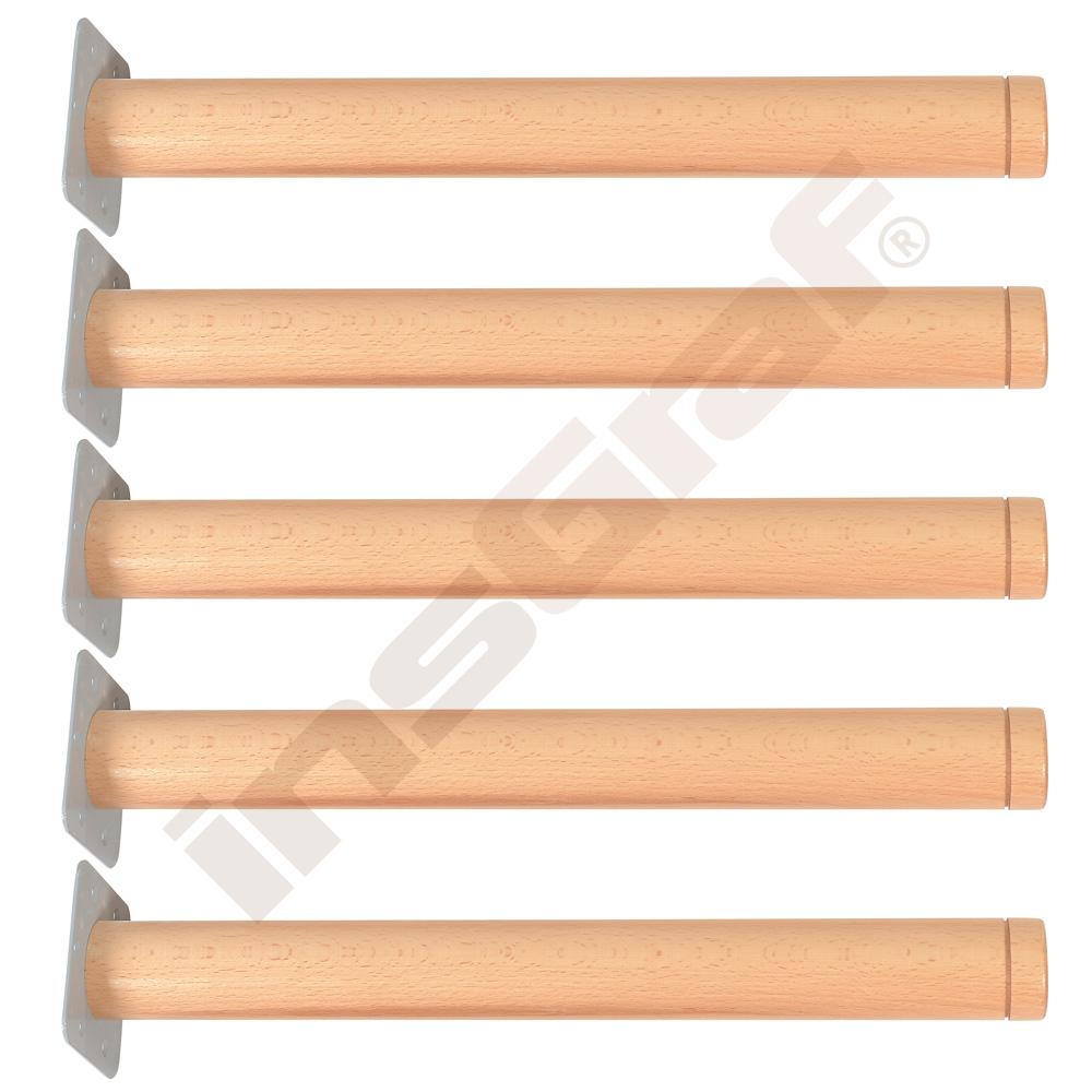 
Flexi Tischbeine rund, hvstb. 58-64 cm, 5 Stck.
