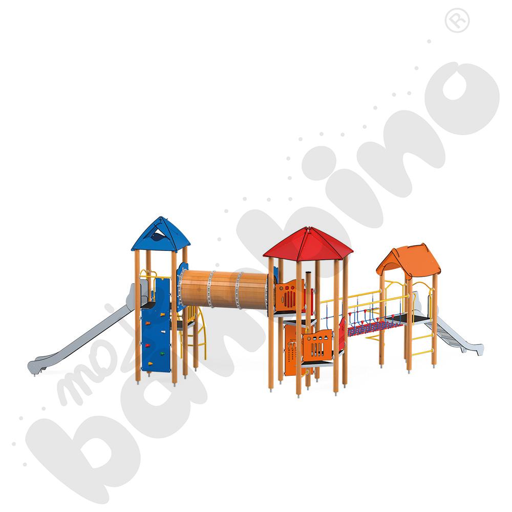 Orbis - baszta 14, drewniane słupy