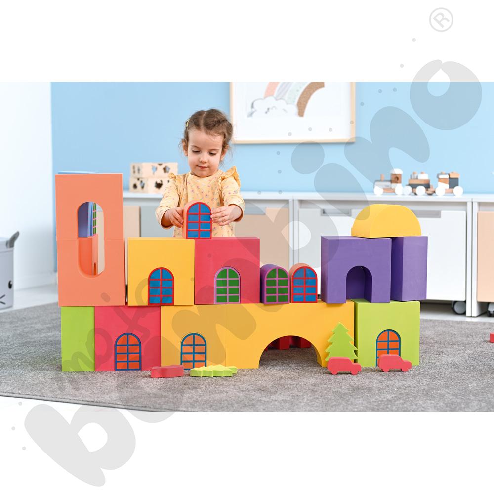 Piankowe klocki Zuzi, 50 elem.