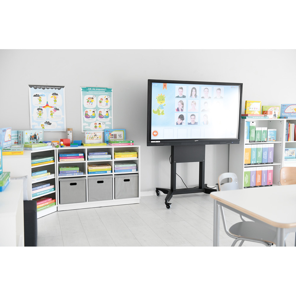 Stojan s posuvným panelom pre interaktívny monitor insGraf DIGITAL 65 a 75