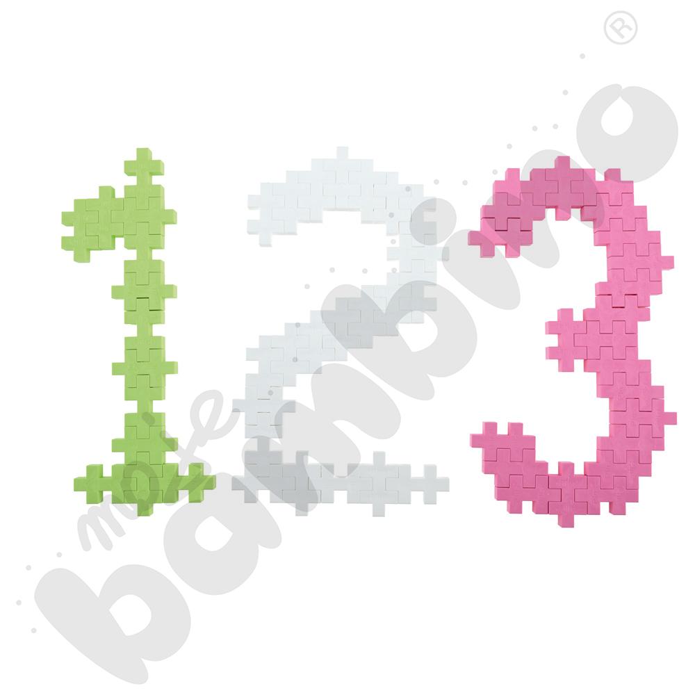 Plus-Plus Big klocki Pastel  Mix, 400 elem.