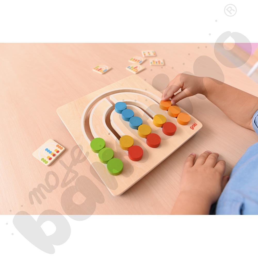 Tęczowa tabliczka do sortowania kolorów