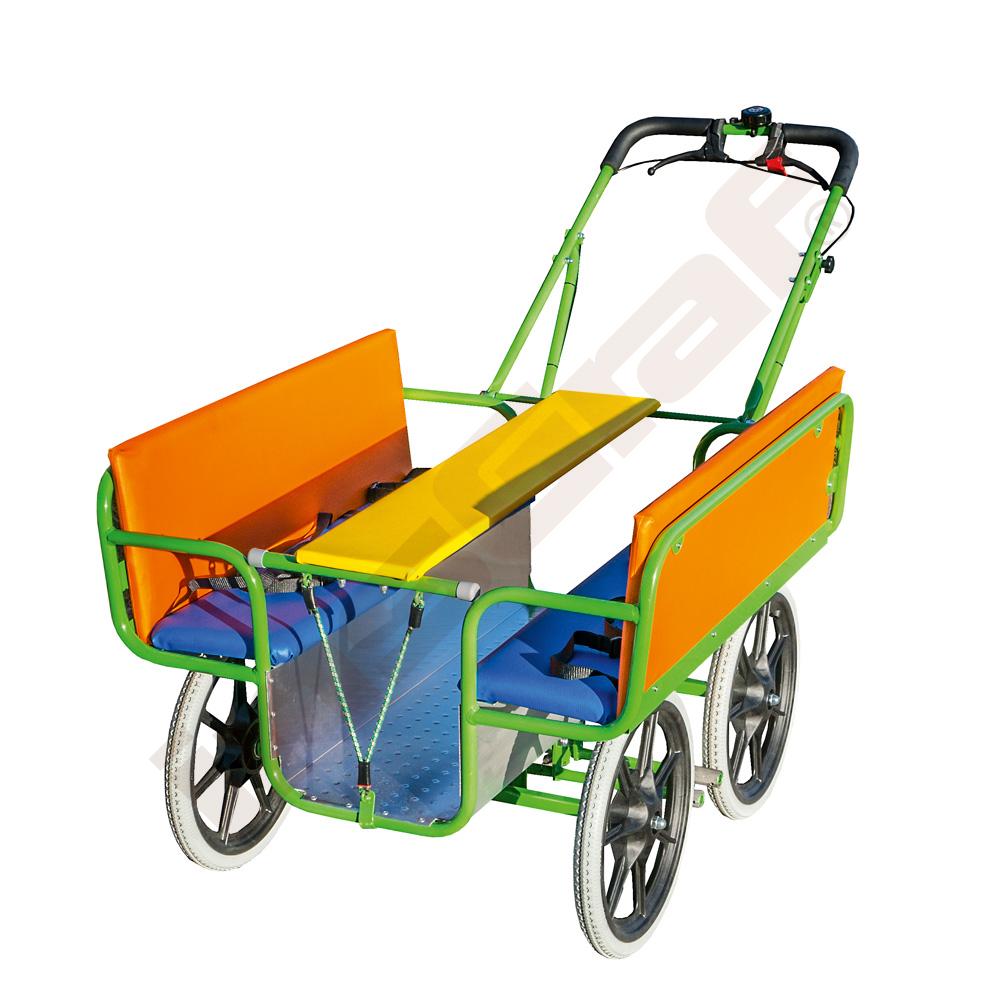 
Krippen-Ausflugswagen, blau-orange
