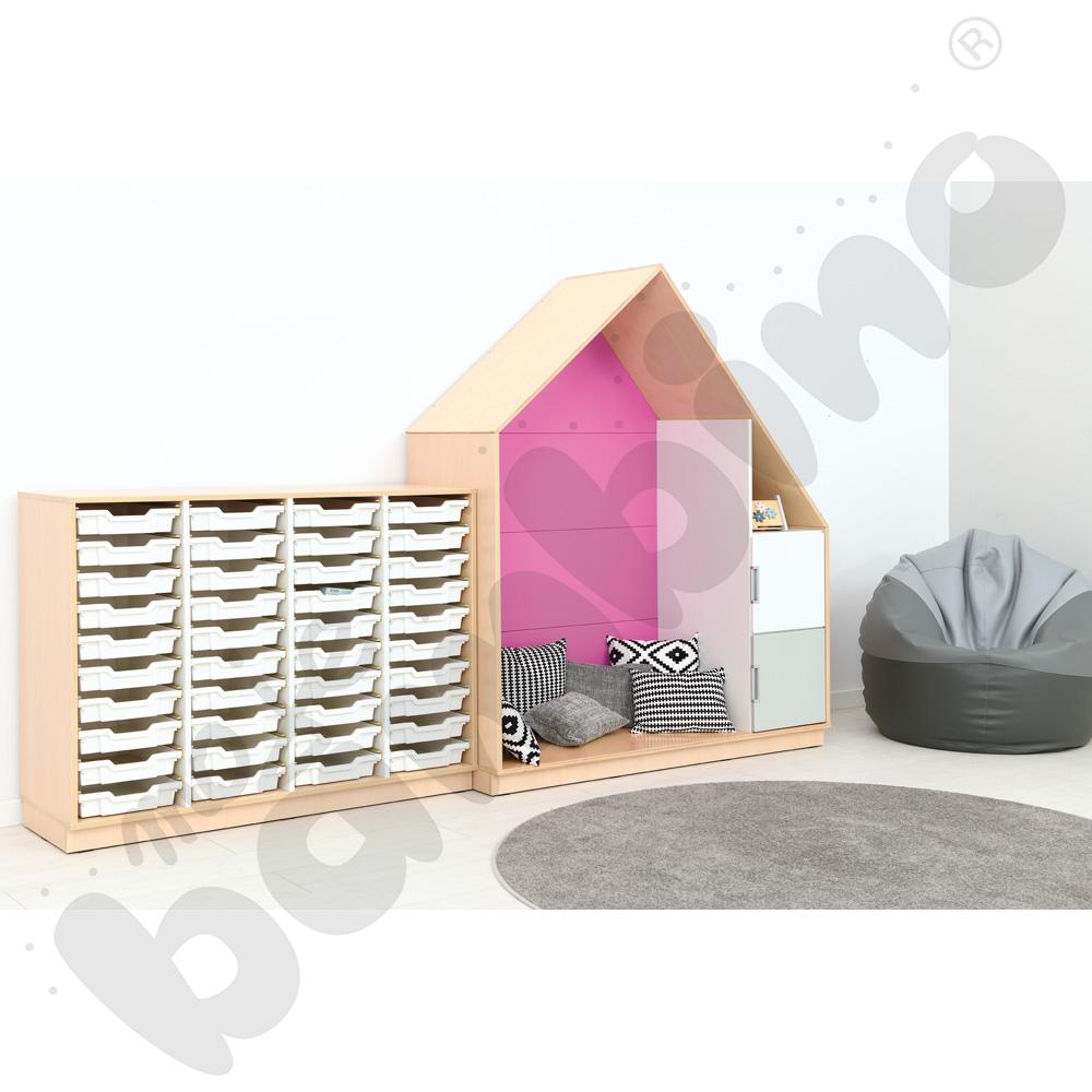 Quadro - zestaw 159, skrzynia klon jasny