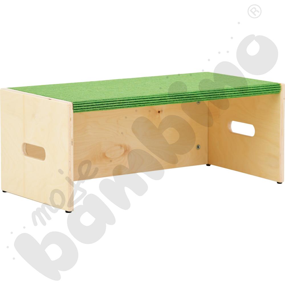 Podest prostokąt z wnęką, wys. 26 cm - jasnozielony