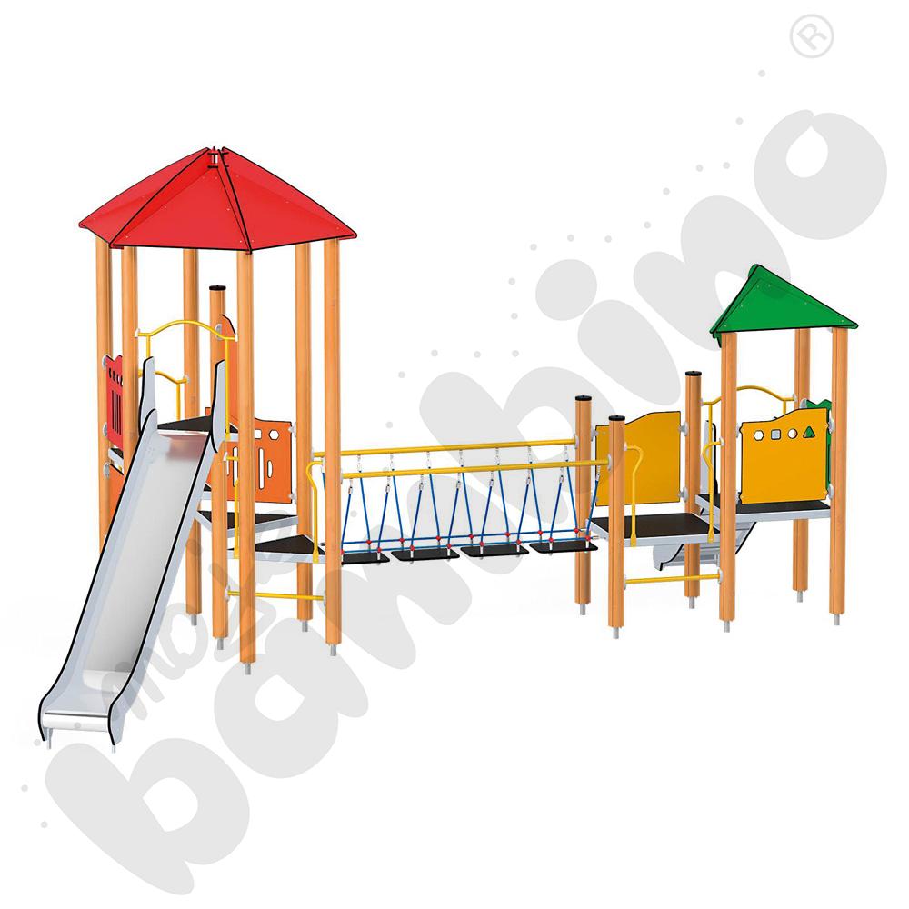 Orbis - baszta 9, drewniane słupy