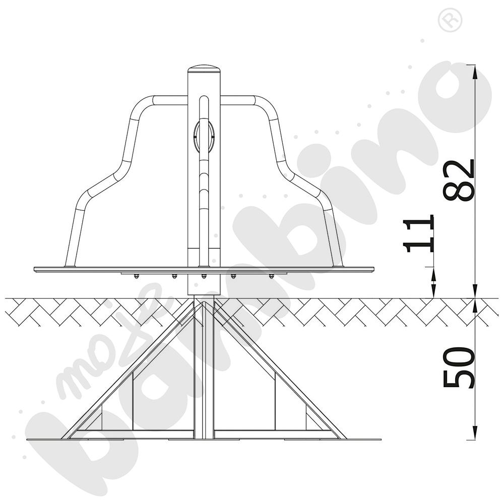Verto - karuzela 3-osobowa