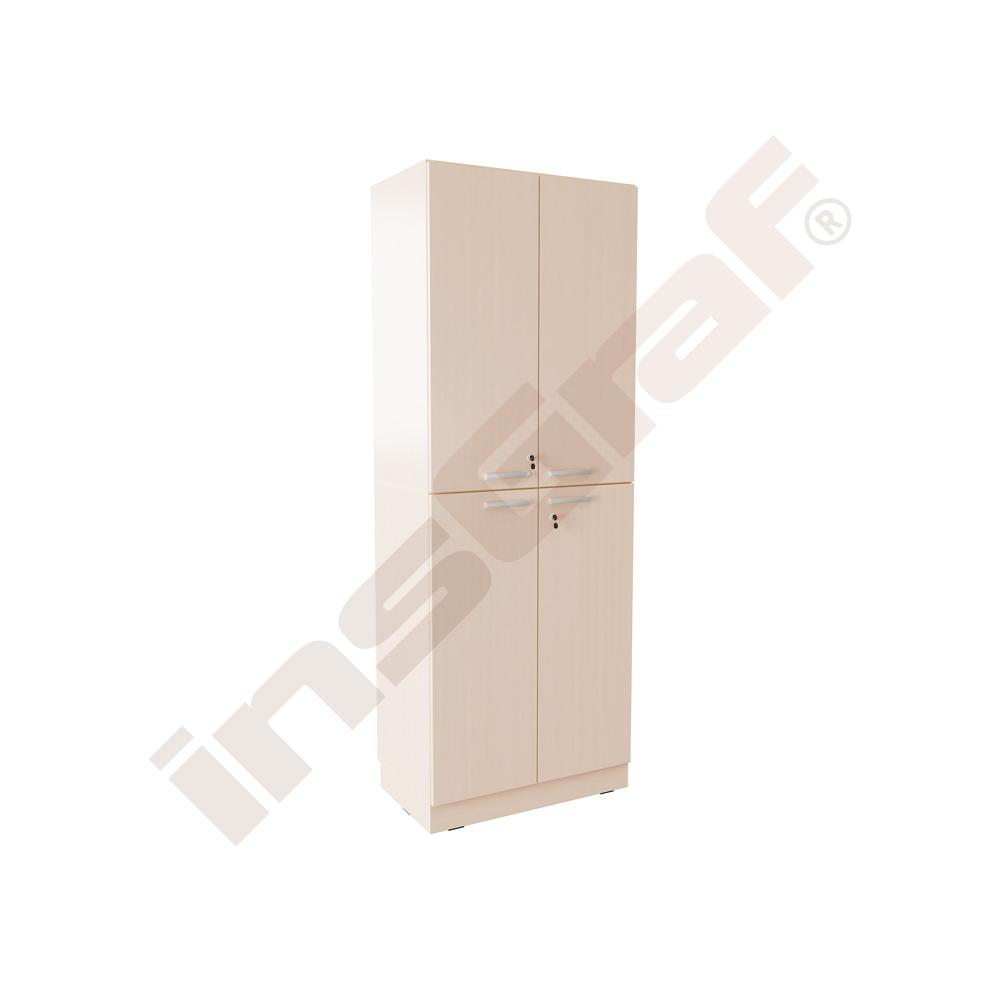 Grande Hochschrank viertürig, H 223, T 48, Ahorn Jylland (Grande 109)