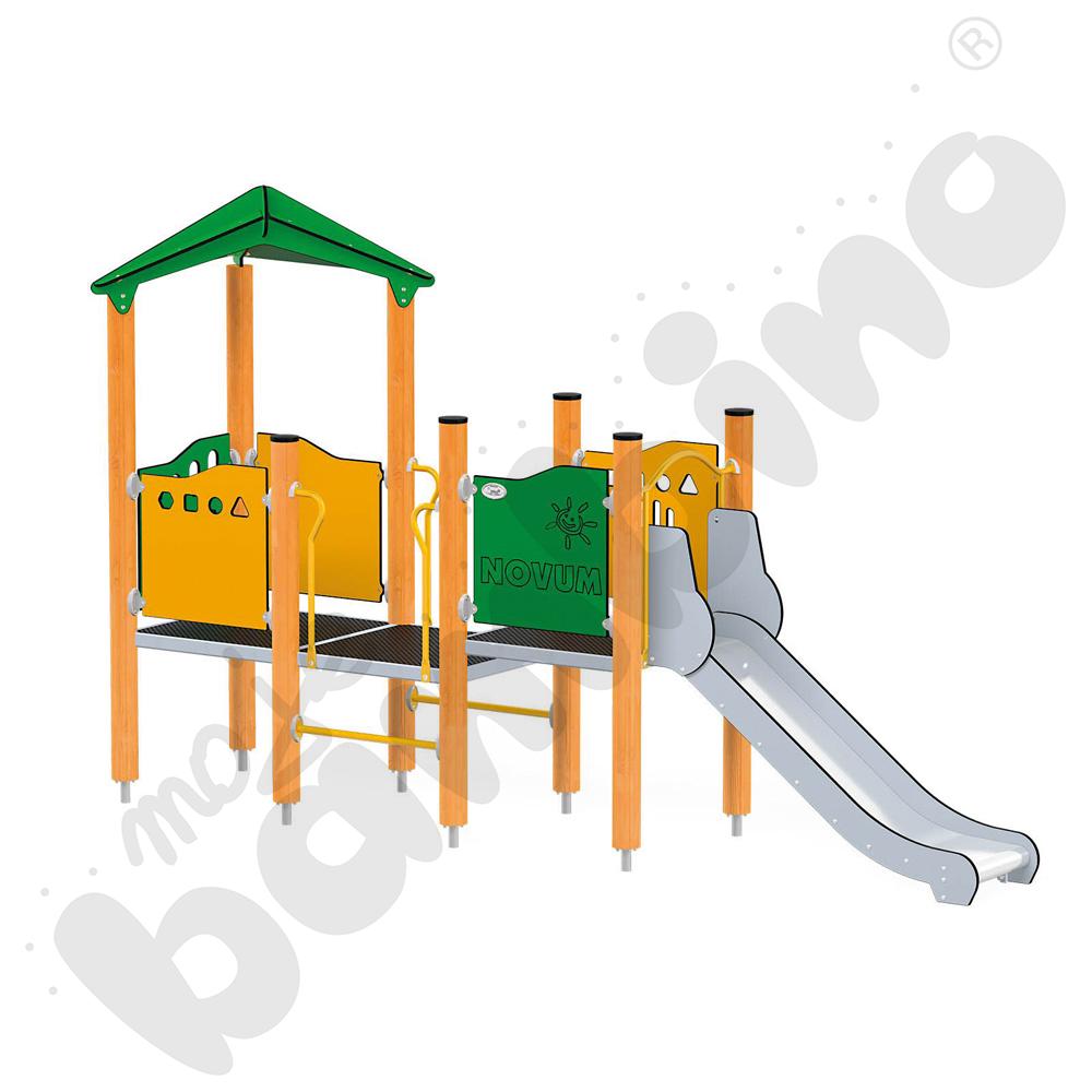 Orbis - wieża 3, drewniane słupy