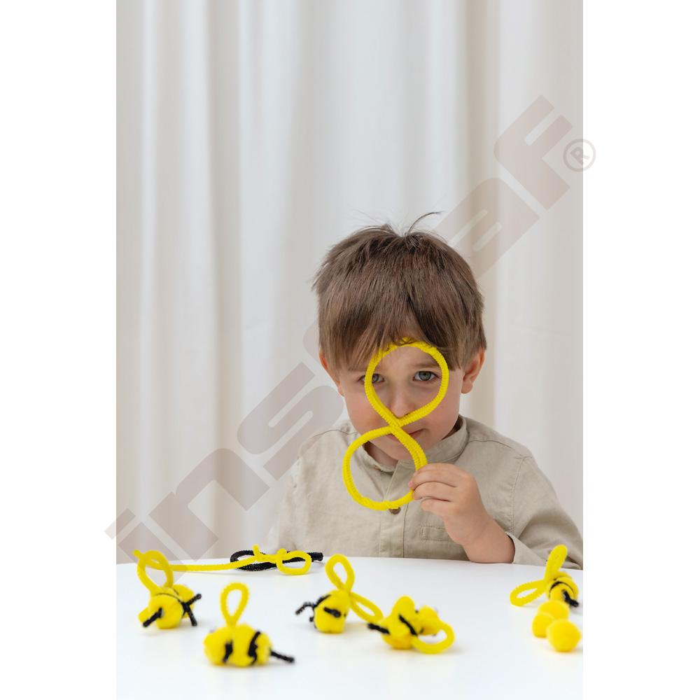 Súprava žltých brmbolcov